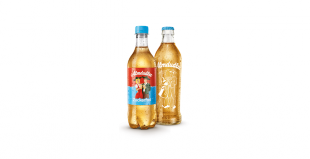 Almdudler Zuckerfrei kommt in die Flasche -